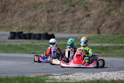 9 & 10/03/2024 : 1ère manche du Championnat du Sud au circuit d’Aigues-Vives (photos Stéphane Agnus) 2024 — karting