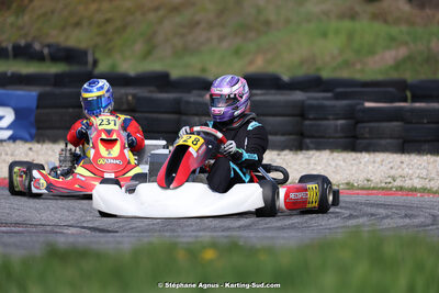 9 & 10/03/2024 : 1ère manche du Championnat du Sud au circuit d’Aigues-Vives (photos Stéphane Agnus) 2024 — karting