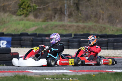 9 & 10/03/2024 : 1ère manche du Championnat du Sud au circuit d’Aigues-Vives (photos Stéphane Agnus) 2024 — karting