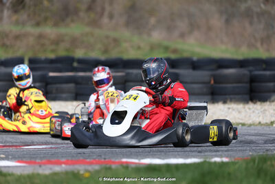 9 & 10/03/2024 : 1ère manche du Championnat du Sud au circuit d’Aigues-Vives (photos Stéphane Agnus) 2024 — karting