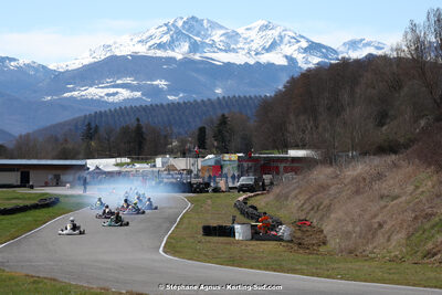 9 & 10/03/2024 : 1ère manche du Championnat du Sud au circuit d’Aigues-Vives (photos Stéphane Agnus) 2024 — karting