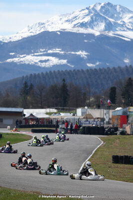 9 & 10/03/2024 : 1ère manche du Championnat du Sud au circuit d’Aigues-Vives (photos Stéphane Agnus) 2024 — karting