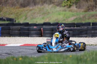 9 & 10/03/2024 : 1ère manche du Championnat du Sud au circuit d’Aigues-Vives (photos Stéphane Agnus) 2024 — karting
