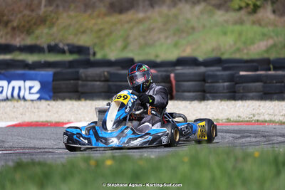 9 & 10/03/2024 : 1ère manche du Championnat du Sud au circuit d’Aigues-Vives (photos Stéphane Agnus) 2024 — karting