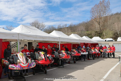 9 & 10/03/2024 : 1ère manche du Championnat du Sud au circuit d’Aigues-Vives (photos Stéphane Agnus) 2024 — karting
