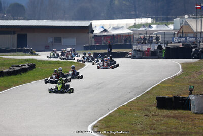 9 & 10/03/2024 : 1ère manche du Championnat du Sud au circuit d’Aigues-Vives (photos Stéphane Agnus) 2024 — karting
