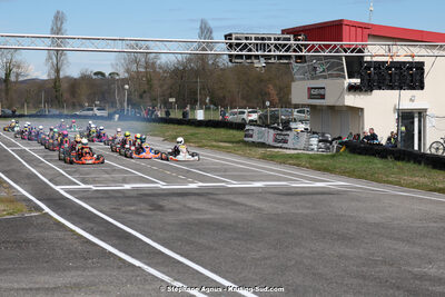 9 & 10/03/2024 : 1ère manche du Championnat du Sud au circuit d’Aigues-Vives (photos Stéphane Agnus) 2024 — karting