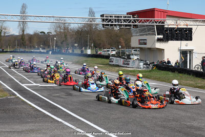 9 & 10/03/2024 : 1ère manche du Championnat du Sud au circuit d’Aigues-Vives (photos Stéphane Agnus) 2024 — karting