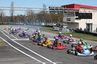 9 & 10/03/2024 : 1ère manche du Championnat du Sud au circuit d’Aigues-Vives (photos Stéphane Agnus) 2024 — karting
