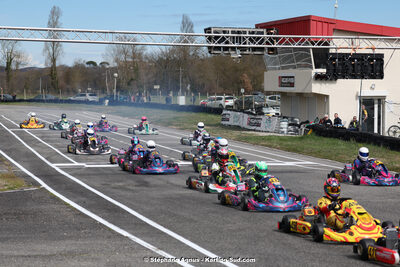 9 & 10/03/2024 : 1ère manche du Championnat du Sud au circuit d’Aigues-Vives (photos Stéphane Agnus) 2024 — karting