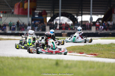 9 & 10/03/2024 : 1ère manche du Championnat du Sud au circuit d’Aigues-Vives (photos Stéphane Agnus) 2024 — karting