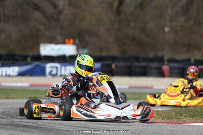 9 & 10/03/2024 : 1ère manche du Championnat du Sud au circuit d’Aigues-Vives (photos Stéphane Agnus) 2024 — karting