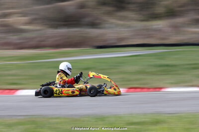 9 & 10/03/2024 : 1ère manche du Championnat du Sud au circuit d’Aigues-Vives (photos Stéphane Agnus) 2024 — karting
