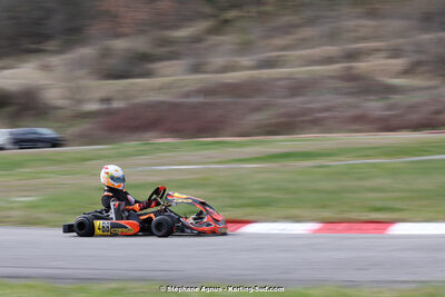 9 & 10/03/2024 : 1ère manche du Championnat du Sud au circuit d’Aigues-Vives (photos Stéphane Agnus) 2024 — karting