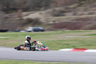 9 & 10/03/2024 : 1ère manche du Championnat du Sud au circuit d’Aigues-Vives (photos Stéphane Agnus) 2024 — karting