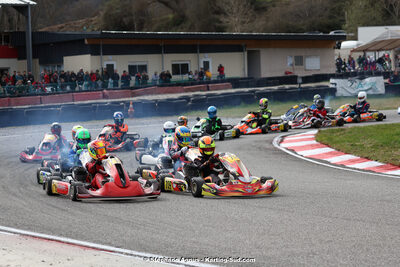 9 & 10/03/2024 : 1ère manche du Championnat du Sud au circuit d’Aigues-Vives (photos Stéphane Agnus) 2024 — karting