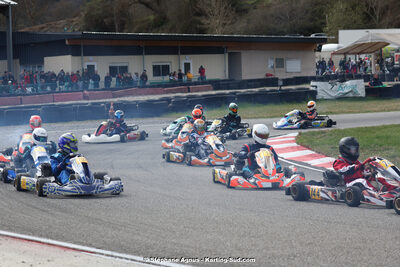 9 & 10/03/2024 : 1ère manche du Championnat du Sud au circuit d’Aigues-Vives (photos Stéphane Agnus) 2024 — karting