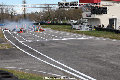 9 & 10/03/2024 : 1ère manche du Championnat du Sud au circuit d’Aigues-Vives (photos Stéphane Agnus) 2024 — karting