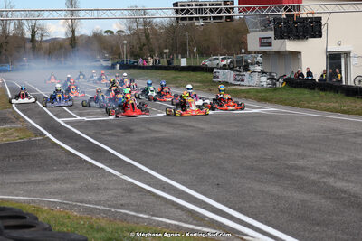 9 & 10/03/2024 : 1ère manche du Championnat du Sud au circuit d’Aigues-Vives (photos Stéphane Agnus) 2024 — karting