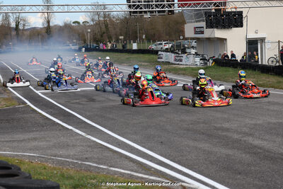 9 & 10/03/2024 : 1ère manche du Championnat du Sud au circuit d’Aigues-Vives (photos Stéphane Agnus) 2024 — karting