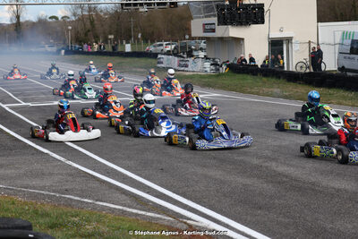 9 & 10/03/2024 : 1ère manche du Championnat du Sud au circuit d’Aigues-Vives (photos Stéphane Agnus) 2024 — karting