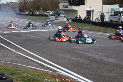 9 & 10/03/2024 : 1ère manche du Championnat du Sud au circuit d’Aigues-Vives (photos Stéphane Agnus) 2024 — karting