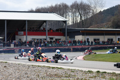 9 & 10/03/2024 : 1ère manche du Championnat du Sud au circuit d’Aigues-Vives (photos Stéphane Agnus) 2024 — karting