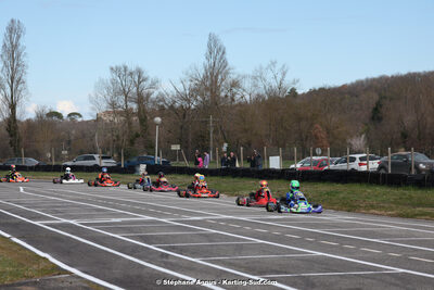 9 & 10/03/2024 : 1ère manche du Championnat du Sud au circuit d’Aigues-Vives (photos Stéphane Agnus) 2024 — karting