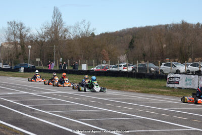 9 & 10/03/2024 : 1ère manche du Championnat du Sud au circuit d’Aigues-Vives (photos Stéphane Agnus) 2024 — karting