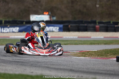 9 & 10/03/2024 : 1ère manche du Championnat du Sud au circuit d’Aigues-Vives (photos Stéphane Agnus) 2024 — karting