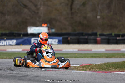 9 & 10/03/2024 : 1ère manche du Championnat du Sud au circuit d’Aigues-Vives (photos Stéphane Agnus) 2024 — karting