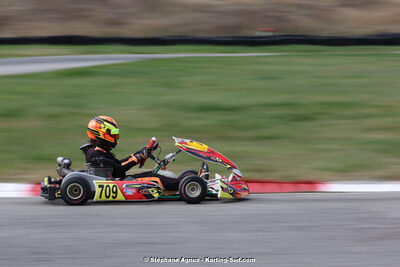 9 & 10/03/2024 : 1ère manche du Championnat du Sud au circuit d’Aigues-Vives (photos Stéphane Agnus) 2024 — karting