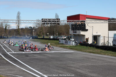 9 & 10/03/2024 : 1ère manche du Championnat du Sud au circuit d’Aigues-Vives (photos Stéphane Agnus) 2024 — karting