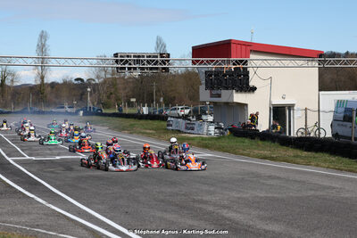 9 & 10/03/2024 : 1ère manche du Championnat du Sud au circuit d’Aigues-Vives (photos Stéphane Agnus) 2024 — karting