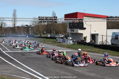 9 & 10/03/2024 : 1ère manche du Championnat du Sud au circuit d’Aigues-Vives (photos Stéphane Agnus) 2024 — karting