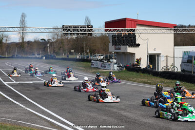 9 & 10/03/2024 : 1ère manche du Championnat du Sud au circuit d’Aigues-Vives (photos Stéphane Agnus) 2024 — karting
