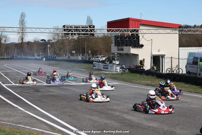 9 & 10/03/2024 : 1ère manche du Championnat du Sud au circuit d’Aigues-Vives (photos Stéphane Agnus) 2024 — karting