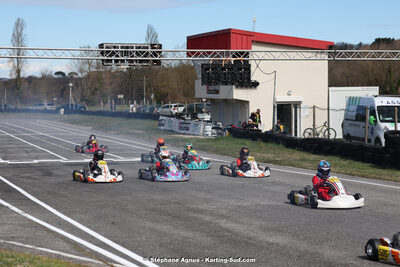 9 & 10/03/2024 : 1ère manche du Championnat du Sud au circuit d’Aigues-Vives (photos Stéphane Agnus) 2024 — karting