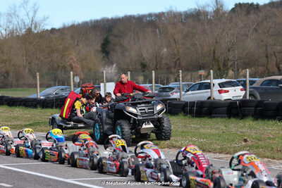 9 & 10/03/2024 : 1ère manche du Championnat du Sud au circuit d’Aigues-Vives (photos Stéphane Agnus) 2024 — karting