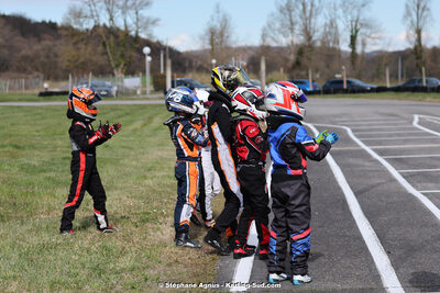 9 & 10/03/2024 : 1ère manche du Championnat du Sud au circuit d’Aigues-Vives (photos Stéphane Agnus) 2024 — karting