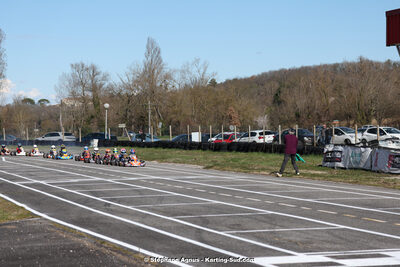 9 & 10/03/2024 : 1ère manche du Championnat du Sud au circuit d’Aigues-Vives (photos Stéphane Agnus) 2024 — karting