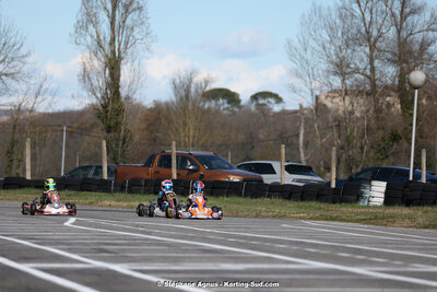 9 & 10/03/2024 : 1ère manche du Championnat du Sud au circuit d’Aigues-Vives (photos Stéphane Agnus) 2024 — karting