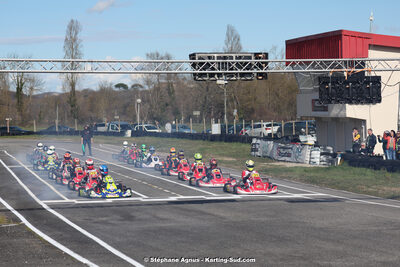 9 & 10/03/2024 : 1ère manche du Championnat du Sud au circuit d’Aigues-Vives (photos Stéphane Agnus) 2024 — karting