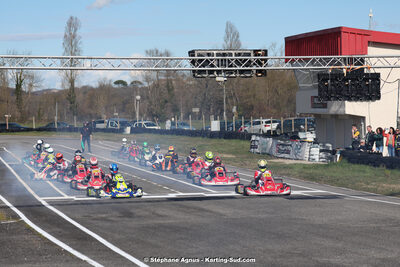 9 & 10/03/2024 : 1ère manche du Championnat du Sud au circuit d’Aigues-Vives (photos Stéphane Agnus) 2024 — karting