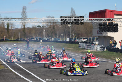 9 & 10/03/2024 : 1ère manche du Championnat du Sud au circuit d’Aigues-Vives (photos Stéphane Agnus) 2024 — karting