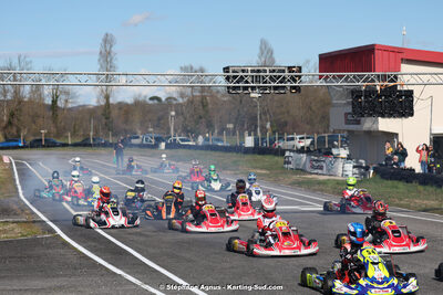 9 & 10/03/2024 : 1ère manche du Championnat du Sud au circuit d’Aigues-Vives (photos Stéphane Agnus) 2024 — karting