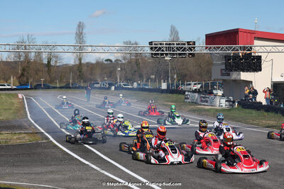 9 & 10/03/2024 : 1ère manche du Championnat du Sud au circuit d’Aigues-Vives (photos Stéphane Agnus) 2024 — karting