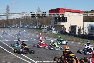 9 & 10/03/2024 : 1ère manche du Championnat du Sud au circuit d’Aigues-Vives (photos Stéphane Agnus) 2024 — karting