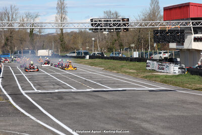 9 & 10/03/2024 : 1ère manche du Championnat du Sud au circuit d’Aigues-Vives (photos Stéphane Agnus) 2024 — karting