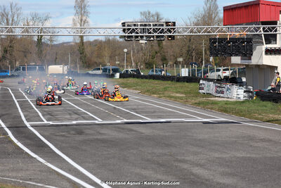 9 & 10/03/2024 : 1ère manche du Championnat du Sud au circuit d’Aigues-Vives (photos Stéphane Agnus) 2024 — karting